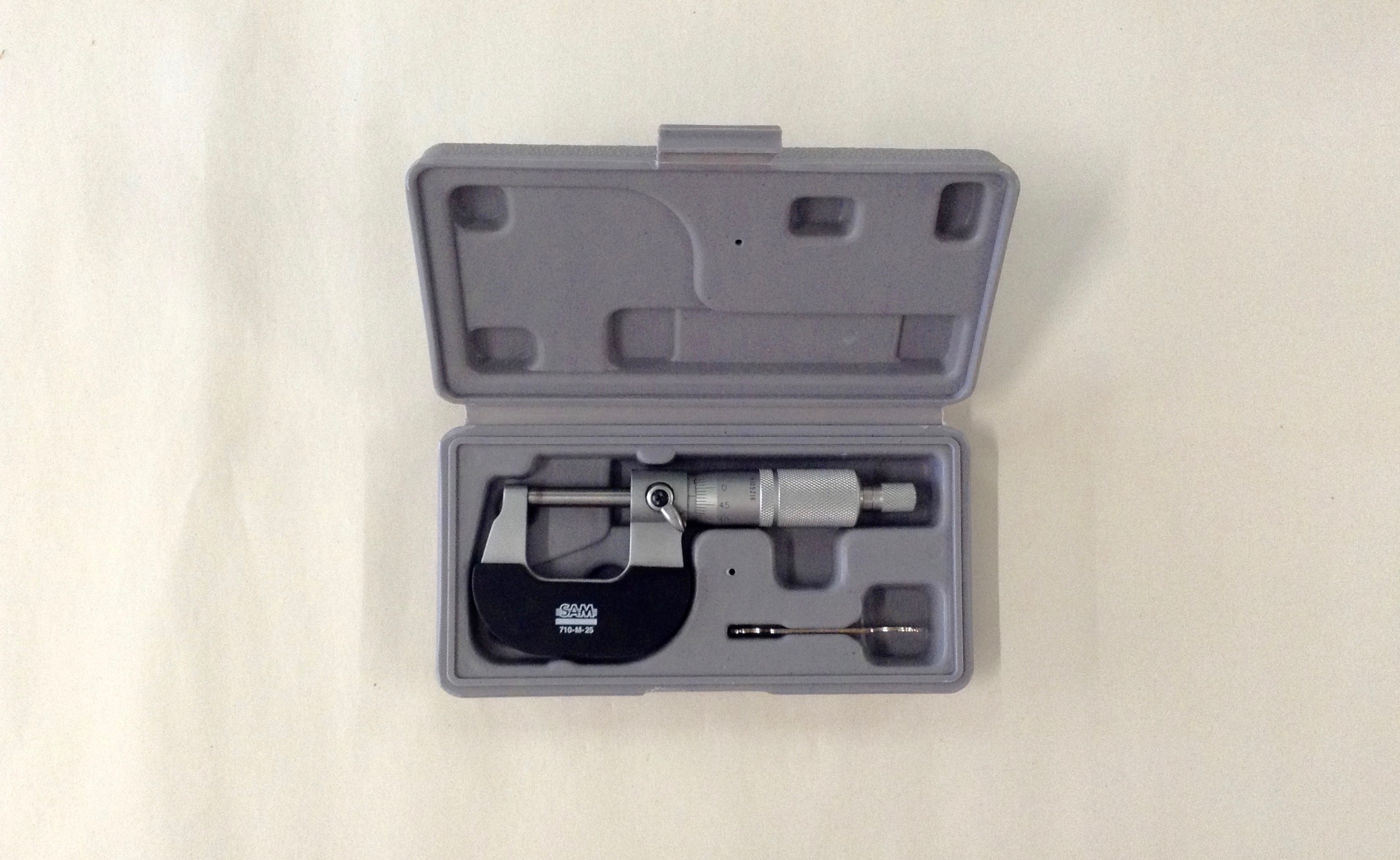 taffijn micrometer O - 25mm met boog