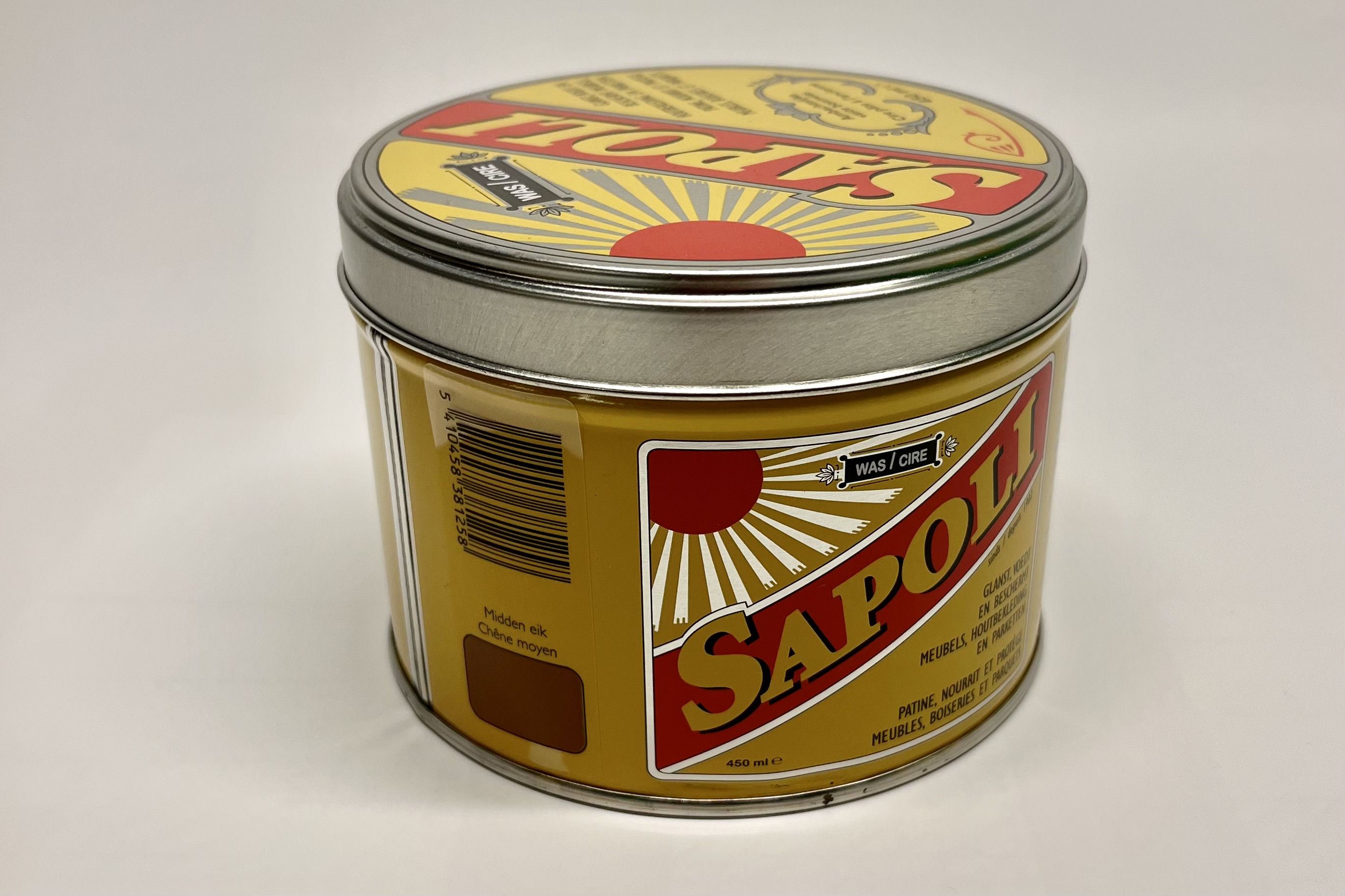 Taffijn Sapoli Sa boenwas midden eik 450 gr