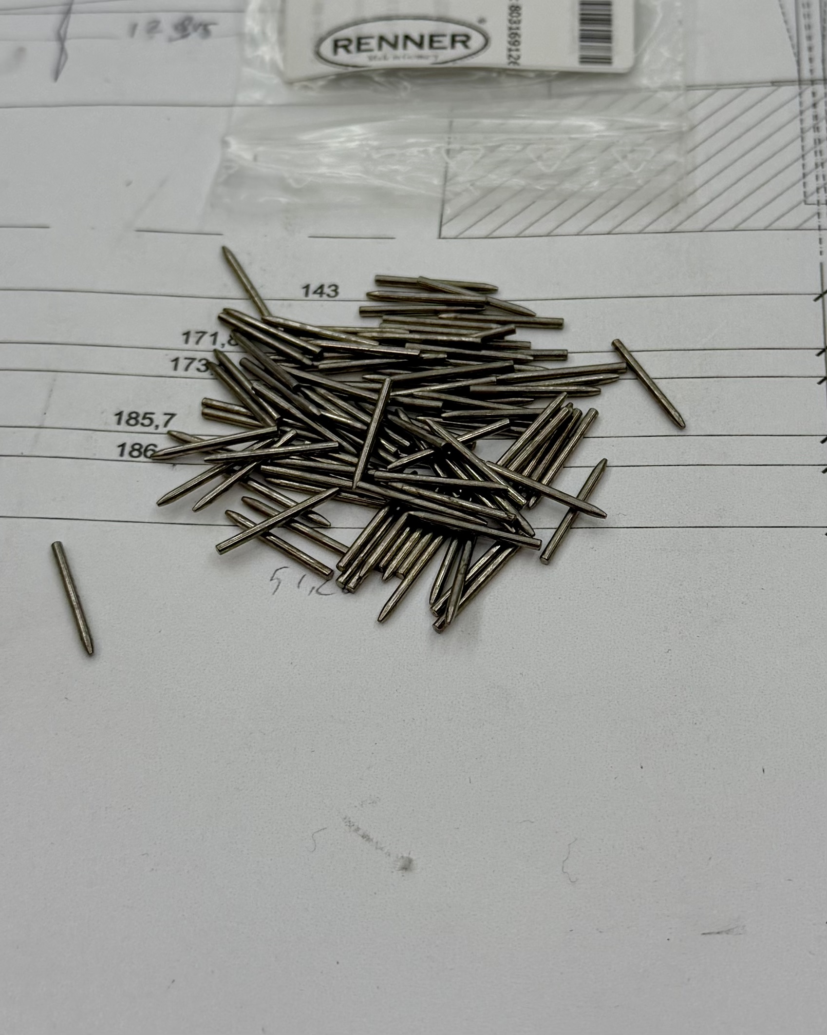 Taffijn O-5/55-...R Kernstiften Renner