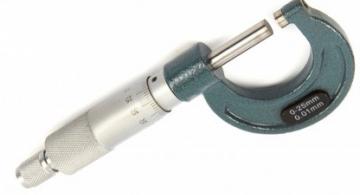 Taffijn boog micrometer 0 - 25 mm 