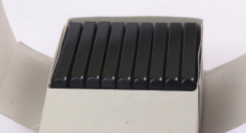 Taffijn Zwarte toesten plastiek glanzend